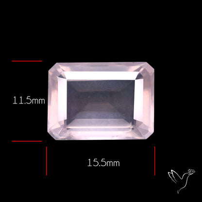 Faceted Rose Quartz