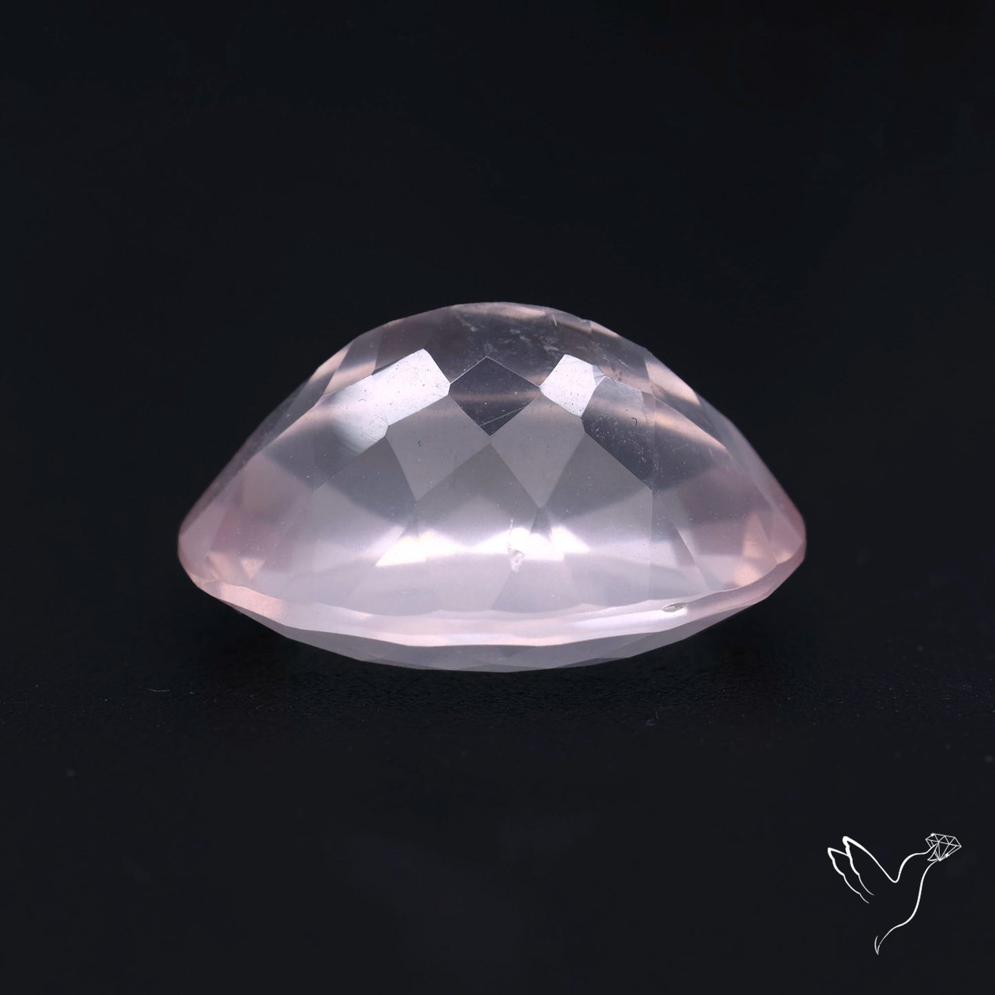 Faceted Rose Quartz