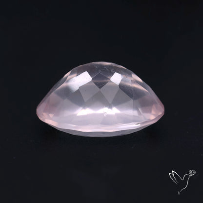 Faceted Rose Quartz