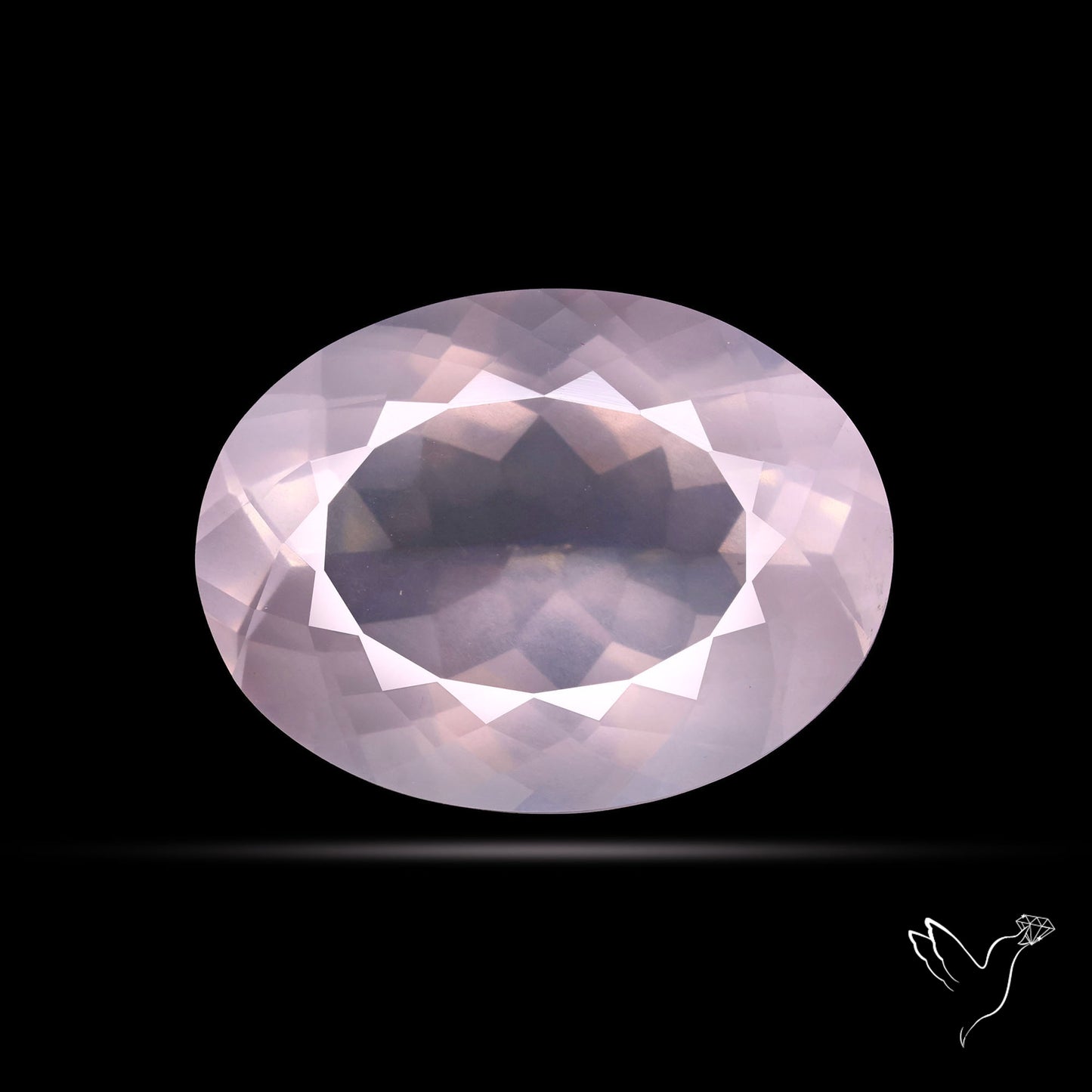 Faceted Rose Quartz