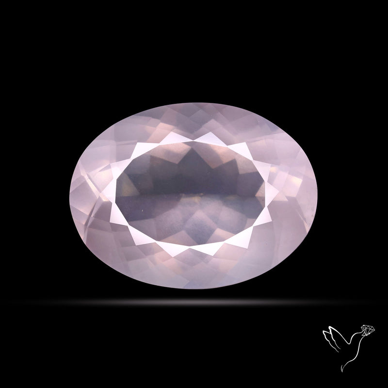 Faceted Rose Quartz