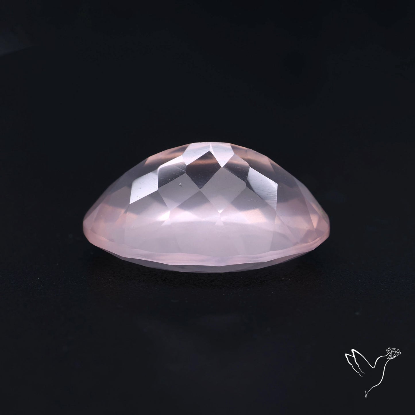 Faceted Rose Quartz