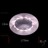 Faceted Rose Quartz