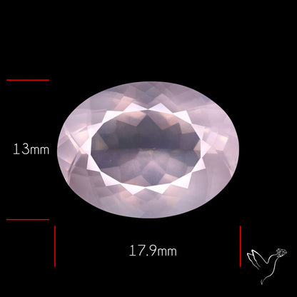 Faceted Rose Quartz