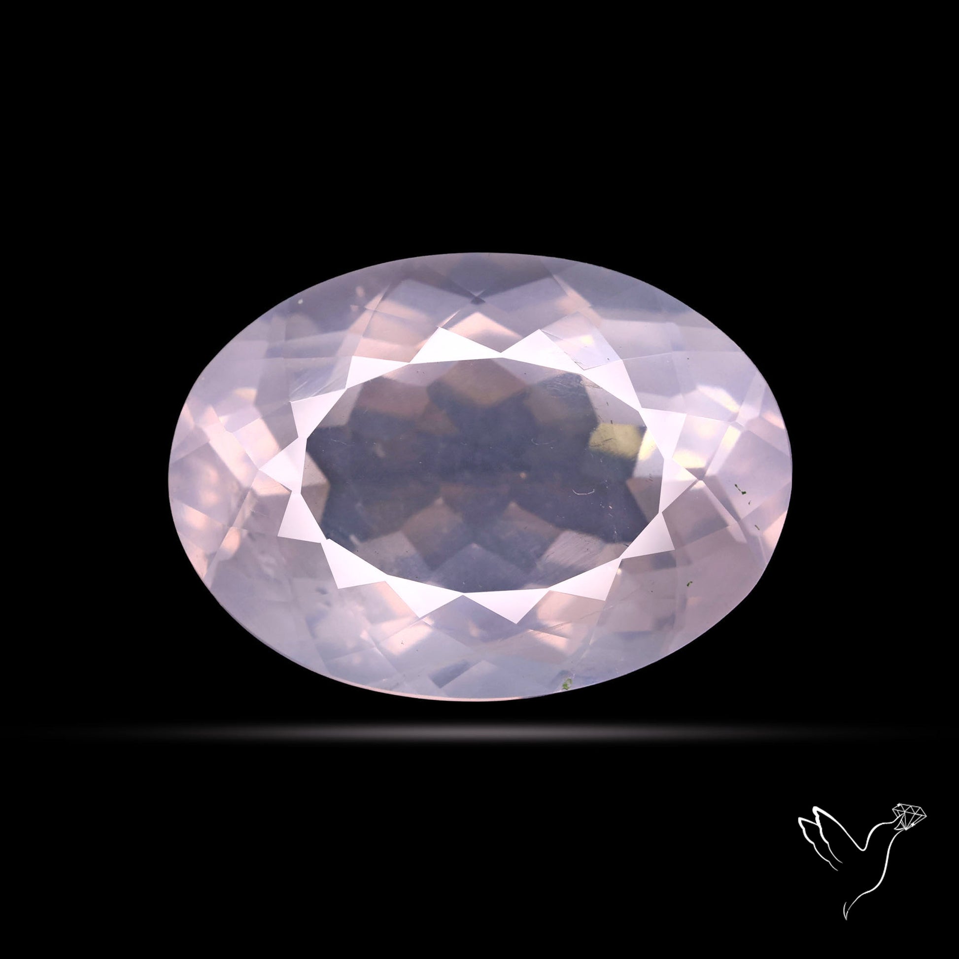 Faceted Rose Quartz