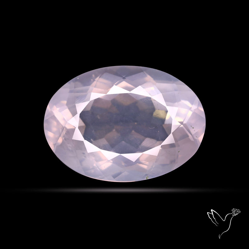 Faceted Rose Quartz