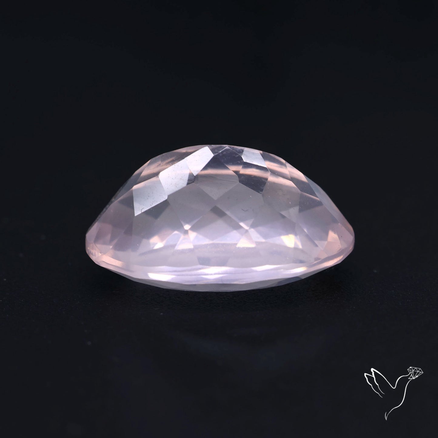 Faceted Rose Quartz