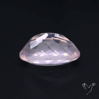 Faceted Rose Quartz