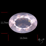 Faceted Rose Quartz