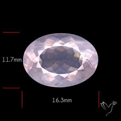 Faceted Rose Quartz