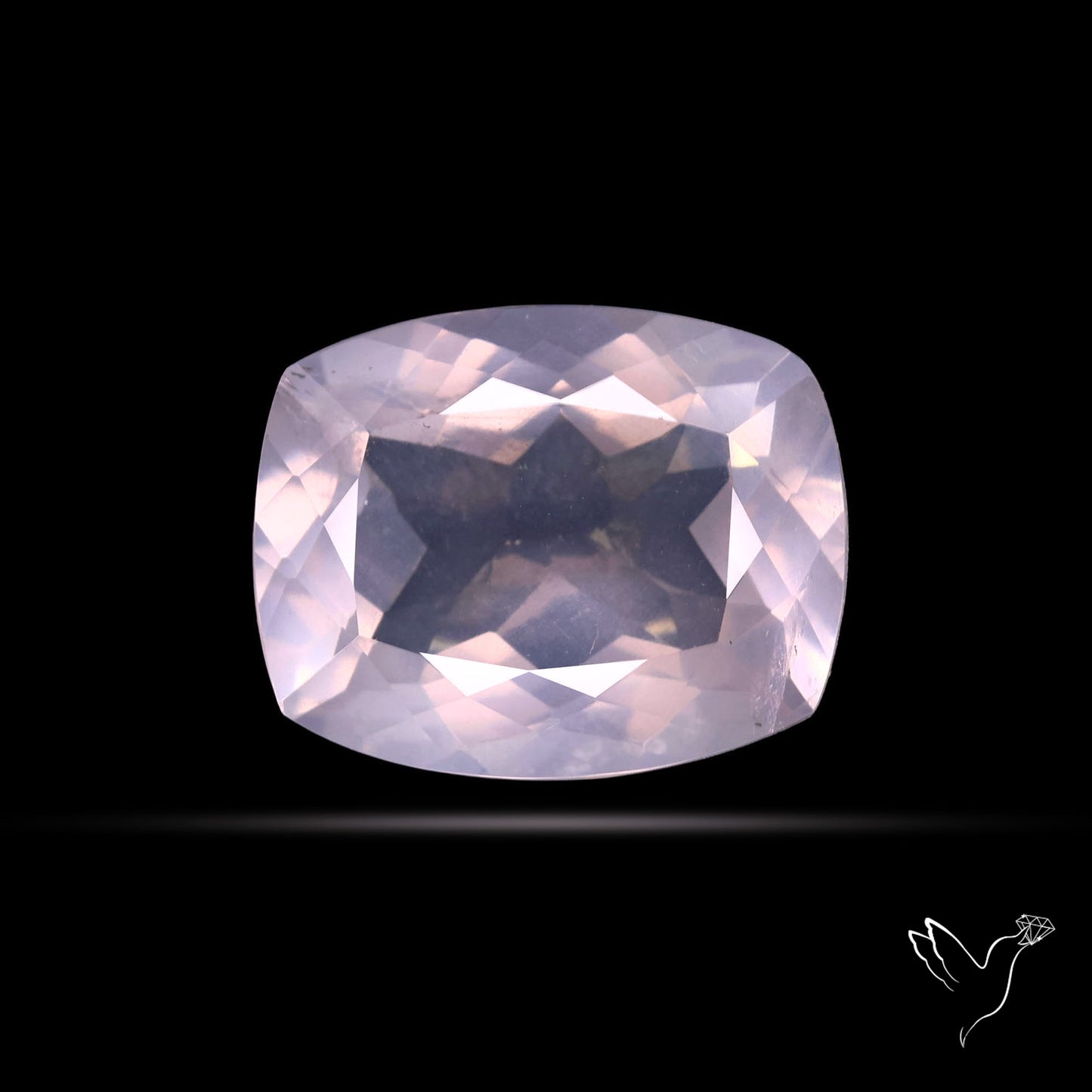 Faceted Rose Quartz