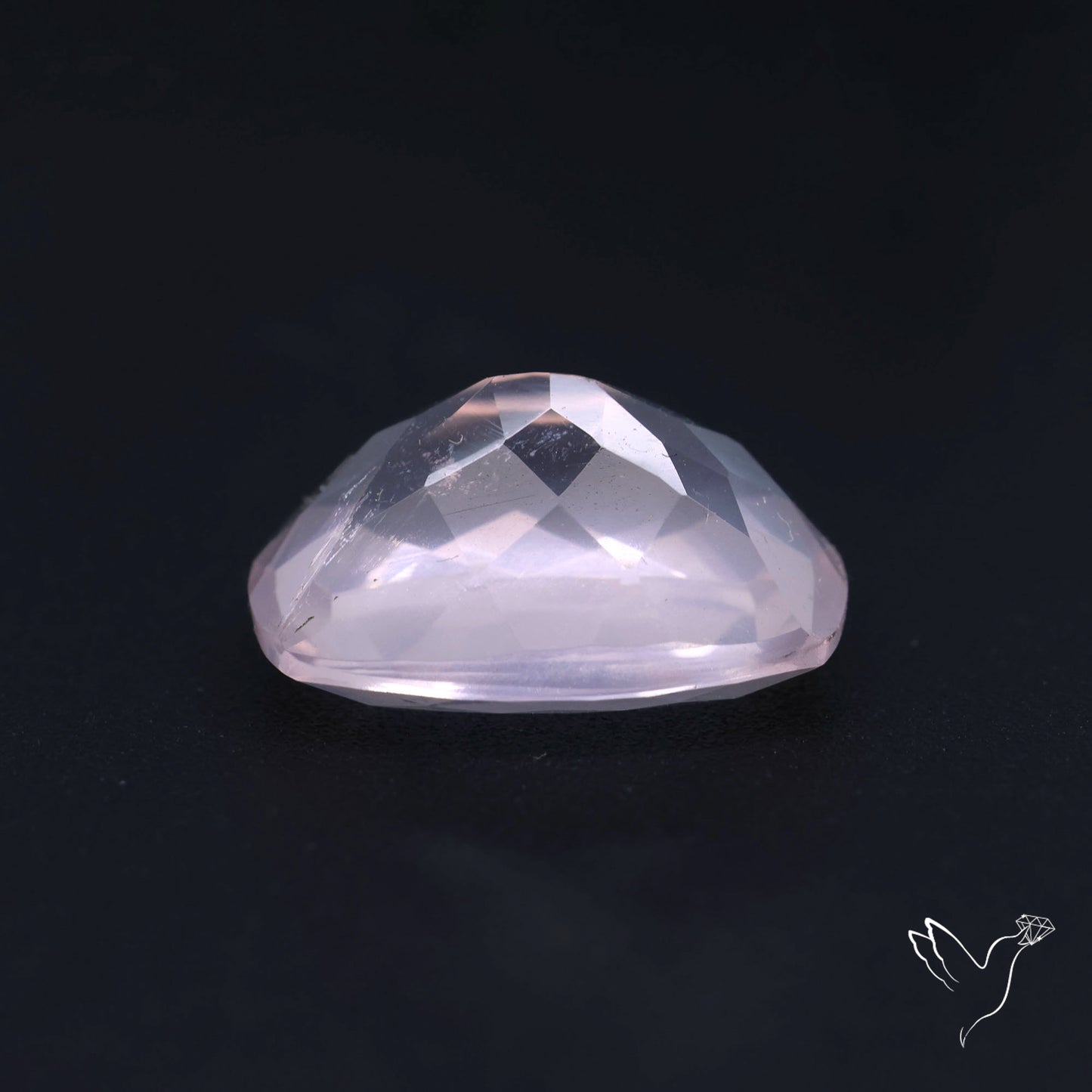 Faceted Rose Quartz