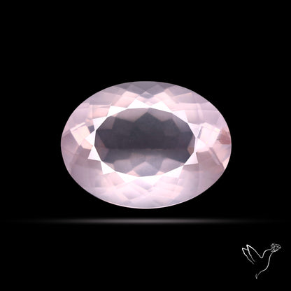Faceted Rose Quartz