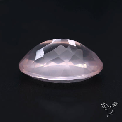 Faceted Rose Quartz