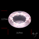 Faceted Rose Quartz