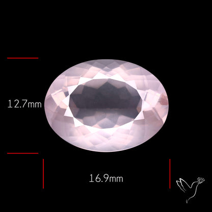 Faceted Rose Quartz