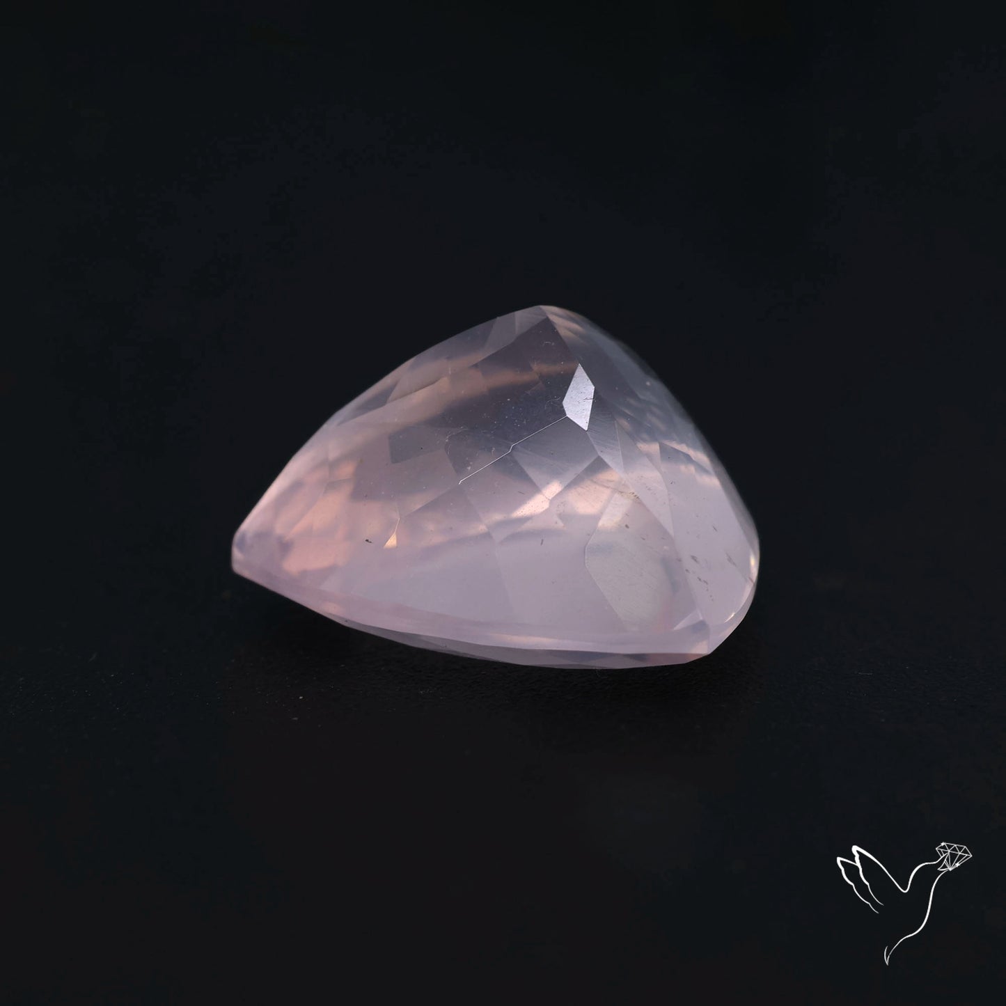 Faceted Rose Quartz