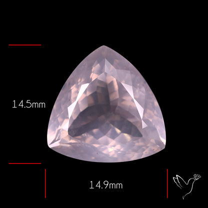 Faceted Rose Quartz