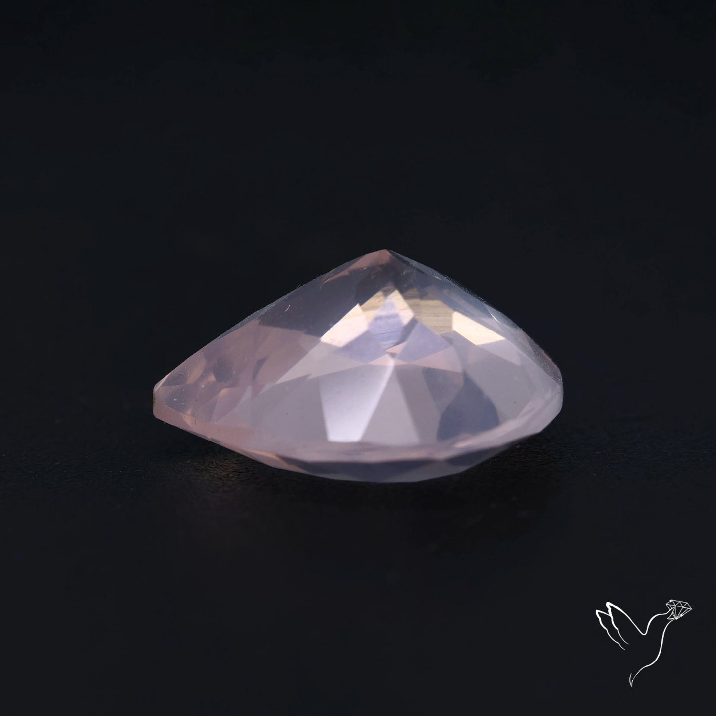 Faceted Rose Quartz