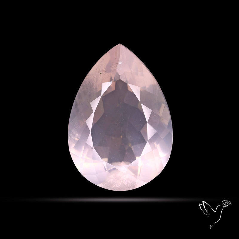Faceted Rose Quartz