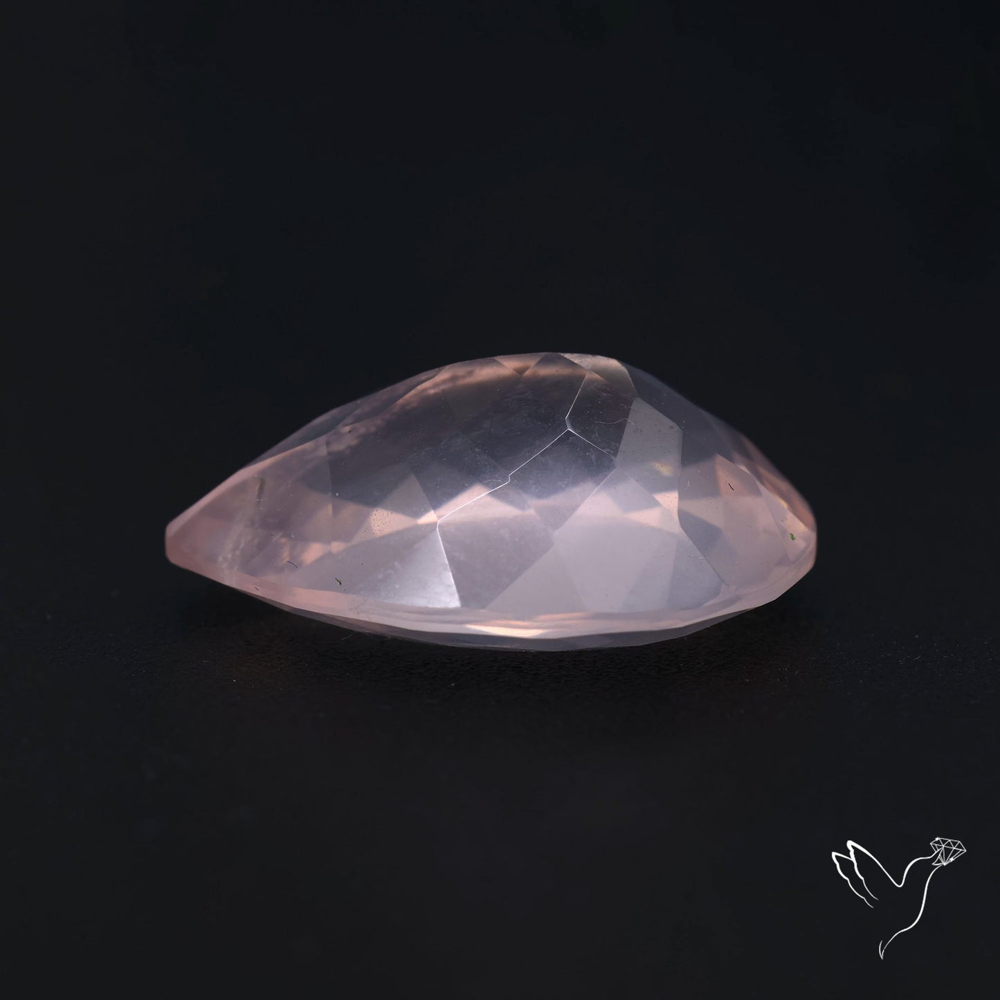 Faceted Rose Quartz