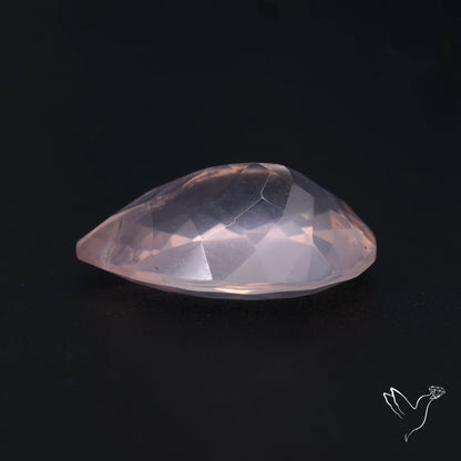 Faceted Rose Quartz