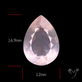Faceted Rose Quartz