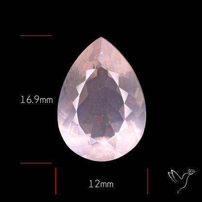 Faceted Rose Quartz