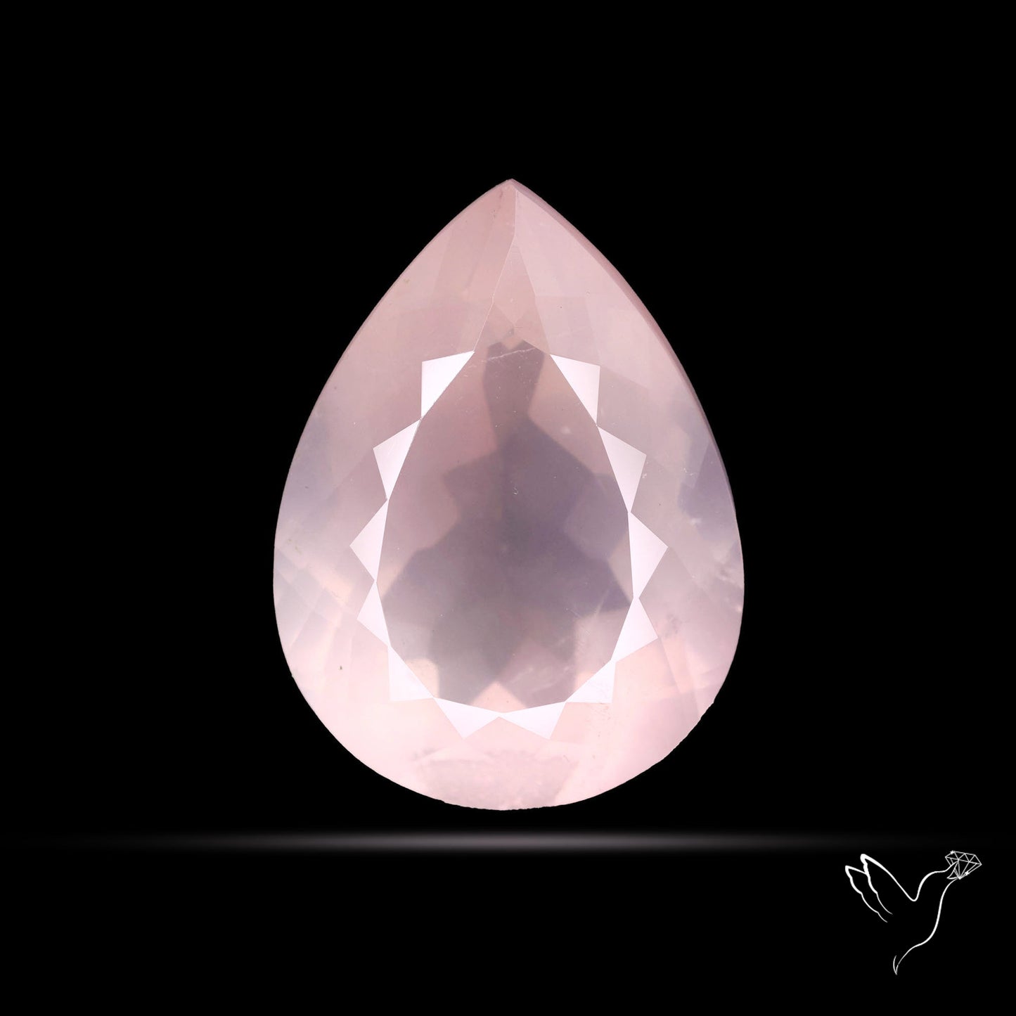 Faceted Rose Quartz