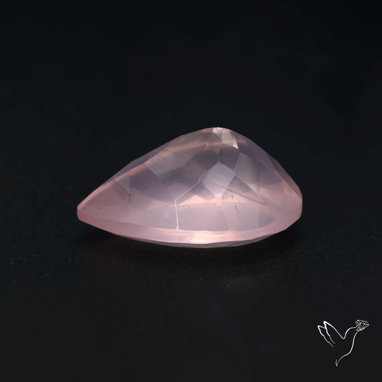 Faceted Rose Quartz
