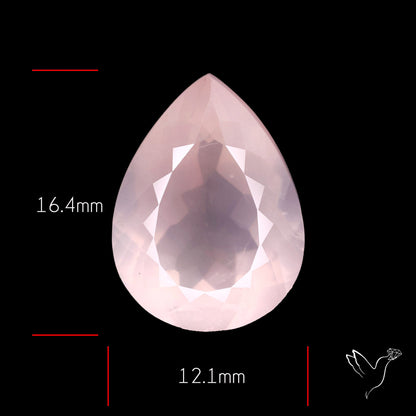 Faceted Rose Quartz