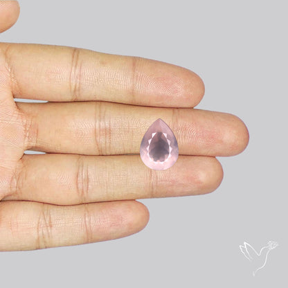 Faceted Rose Quartz