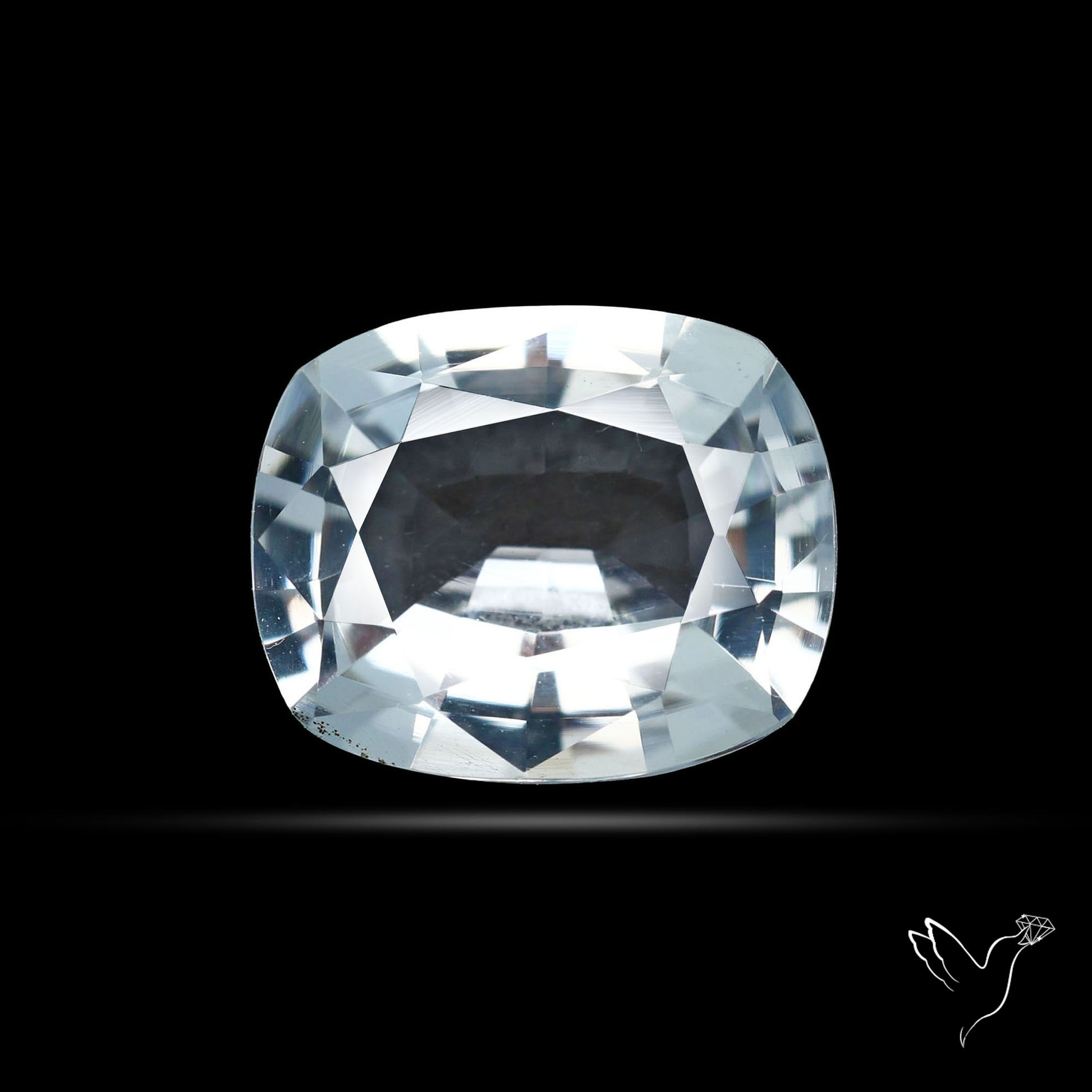 Himalayan Clear Quartz Faceted Fine Cut Gemstone