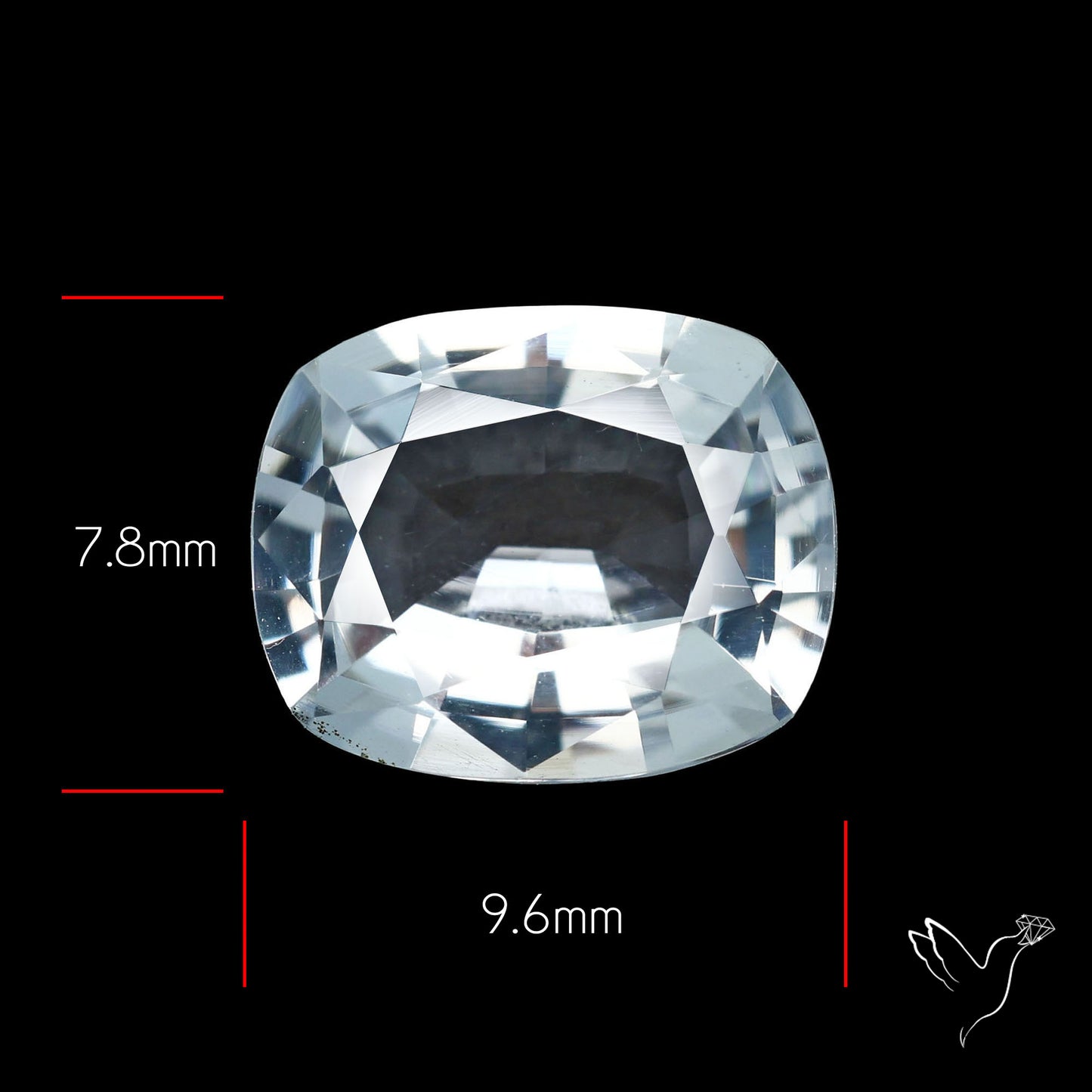 Himalayan Clear Quartz Faceted Fine Cut Gemstone