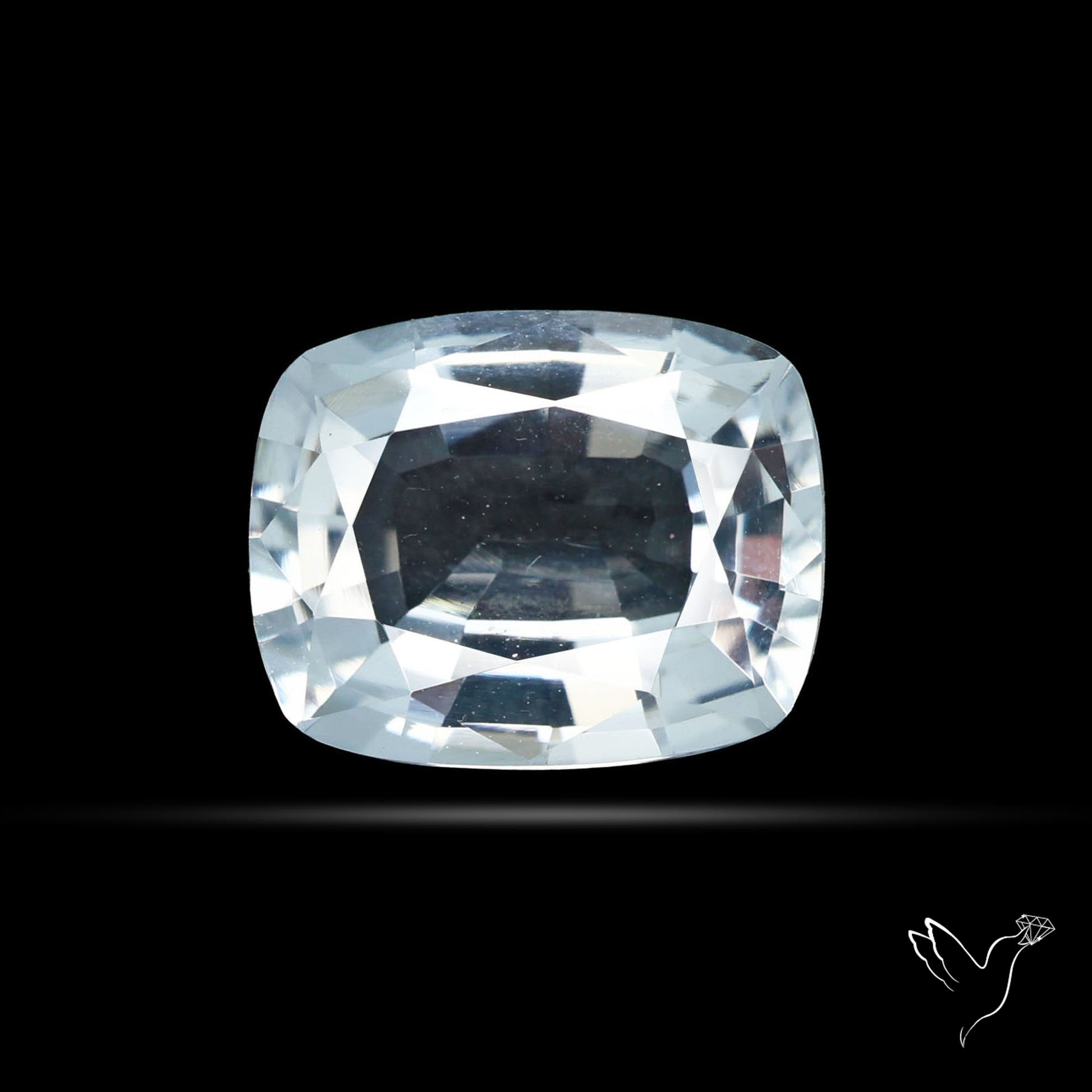 Himalayan Clear Quartz Faceted Fine Cut Gemstone