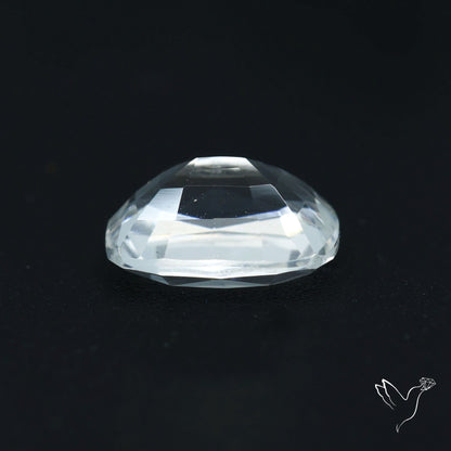 Himalayan Clear Quartz Faceted Fine Cut Gemstone