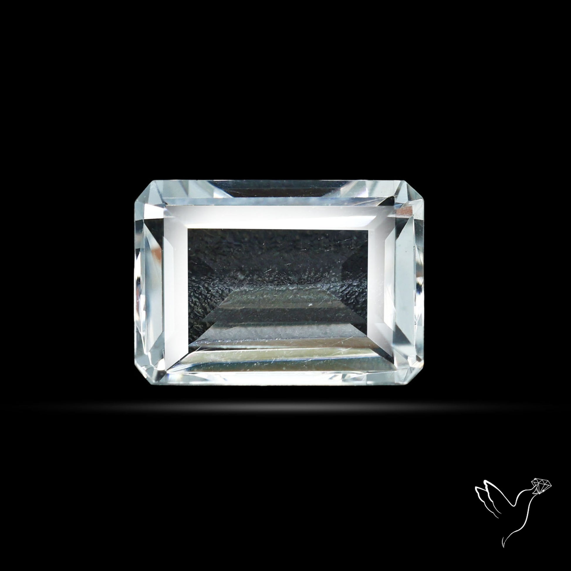 Himalayan Clear Quartz Faceted Fine Cut Gemstone