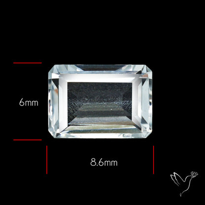 Himalayan Clear Quartz Faceted Fine Cut Gemstone