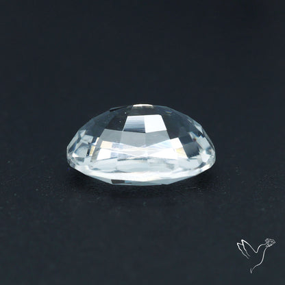 Himalayan Clear Quartz Faceted Fine Cut Gemstone