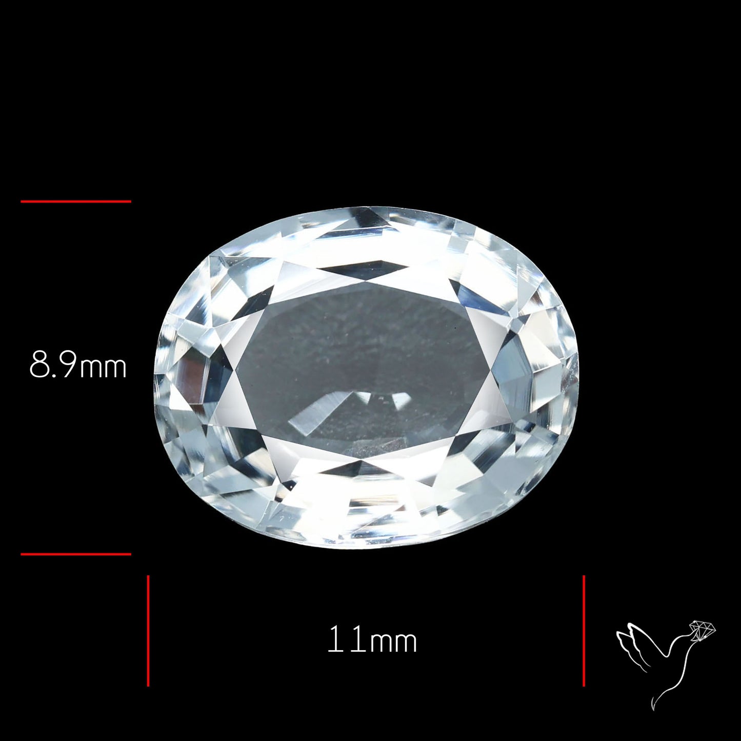 Himalayan Clear Quartz Faceted Fine Cut Gemstone