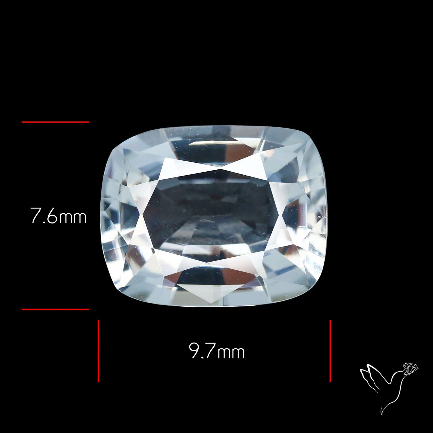Himalayan Clear Quartz Faceted Fine Cut Gemstone
