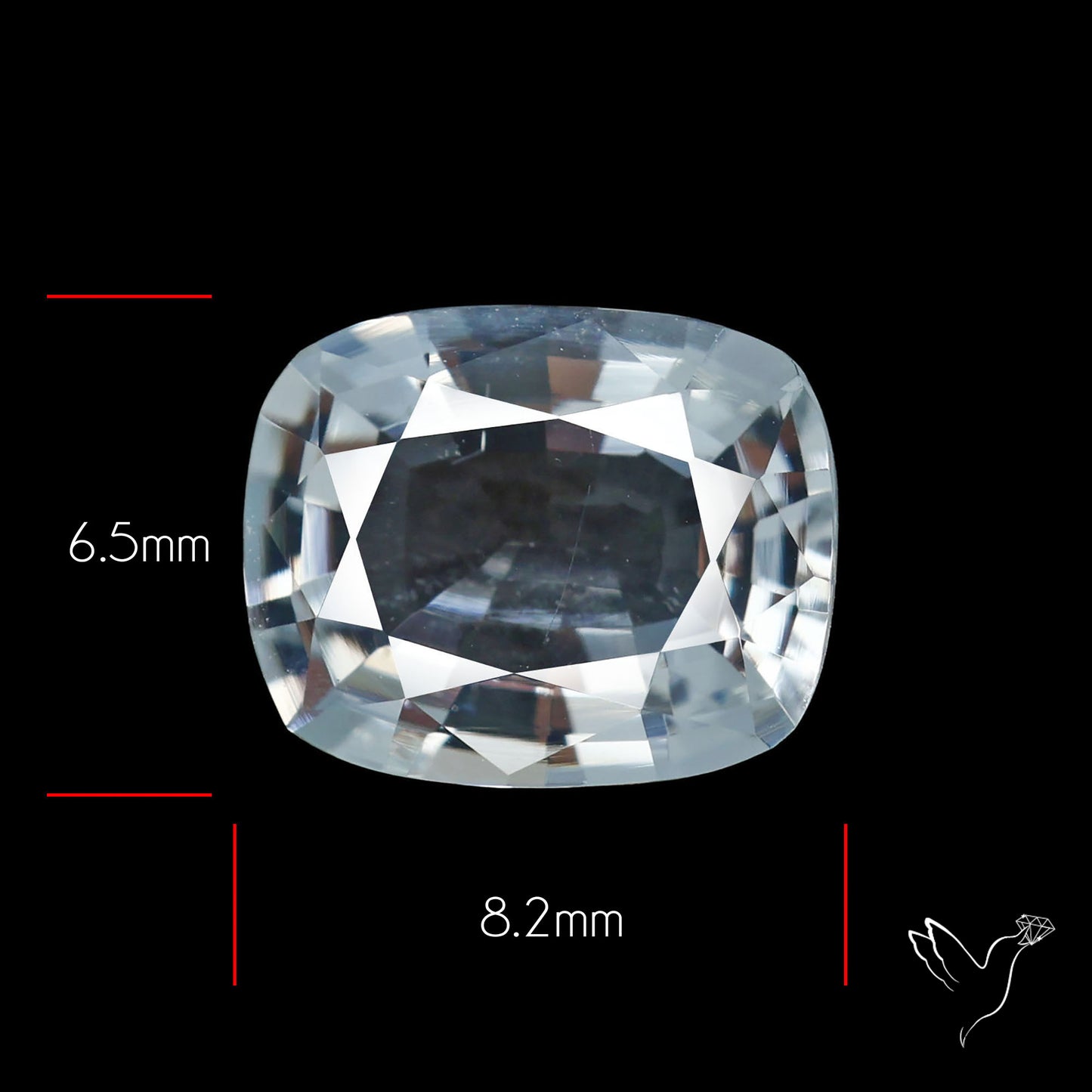 Himalayan Clear Quartz Faceted Fine Cut Gemstone