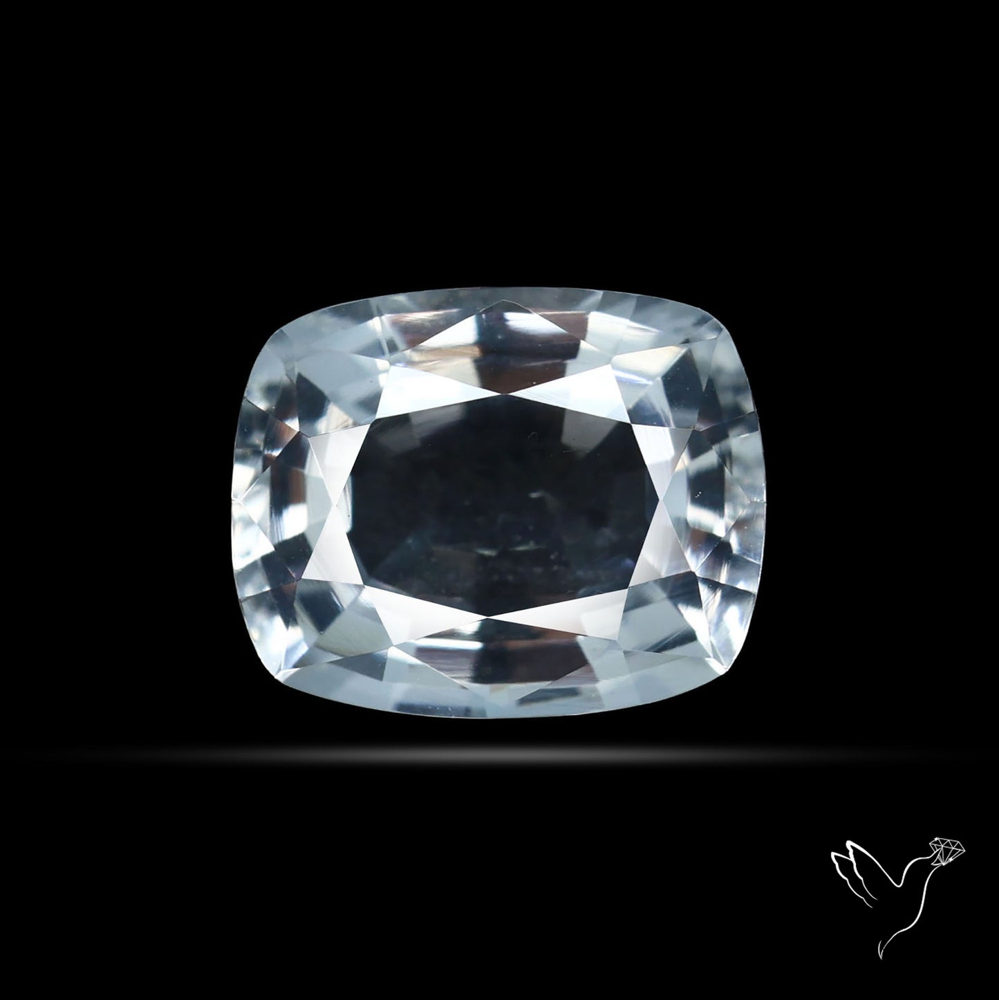 Himalayan Clear Quartz Faceted Fine Cut Gemstone