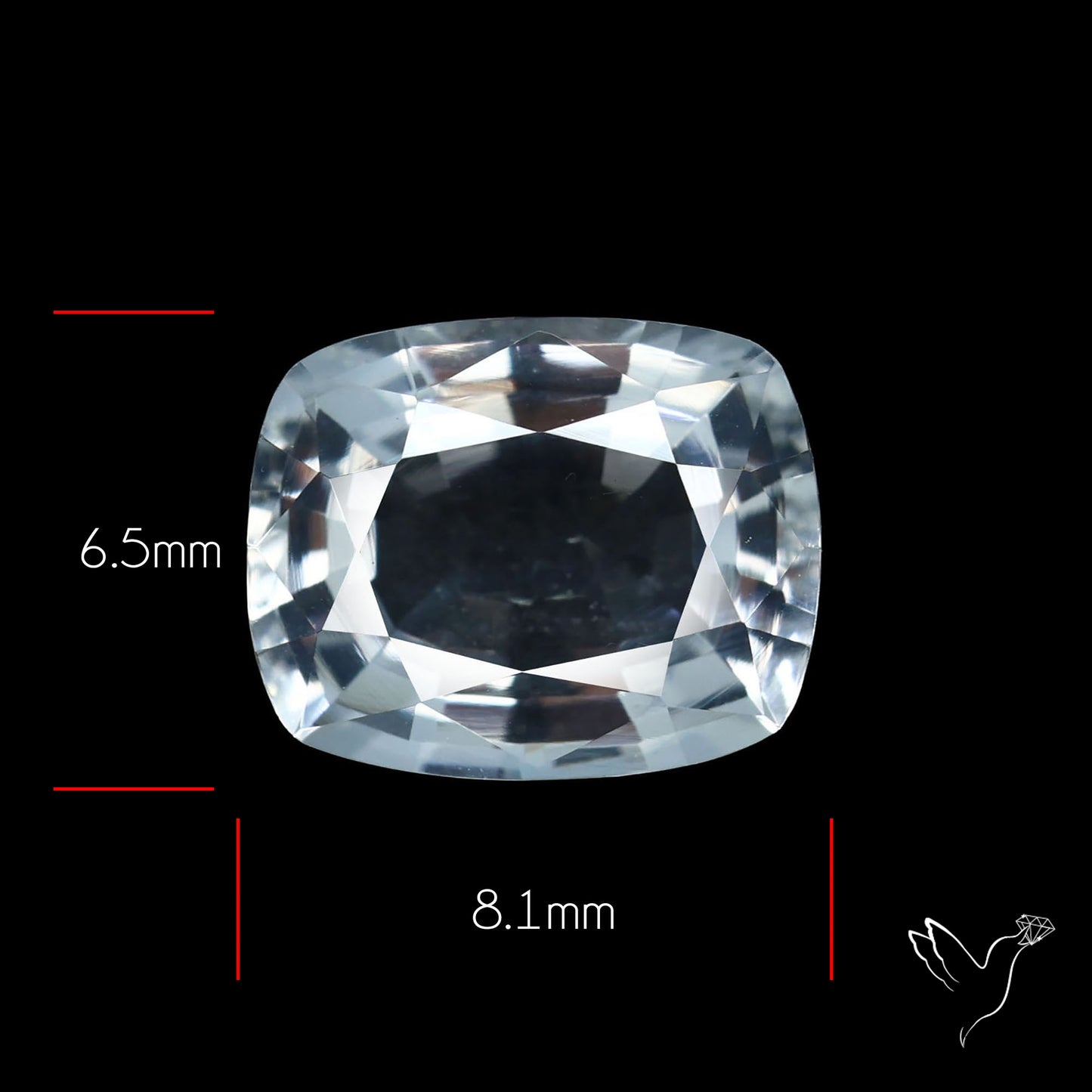 Himalayan Clear Quartz Faceted Fine Cut Gemstone