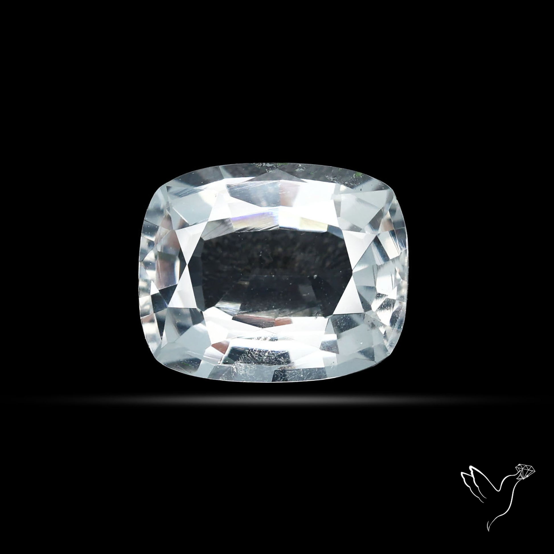Himalayan Clear Quartz Faceted Fine Cut Gemstone