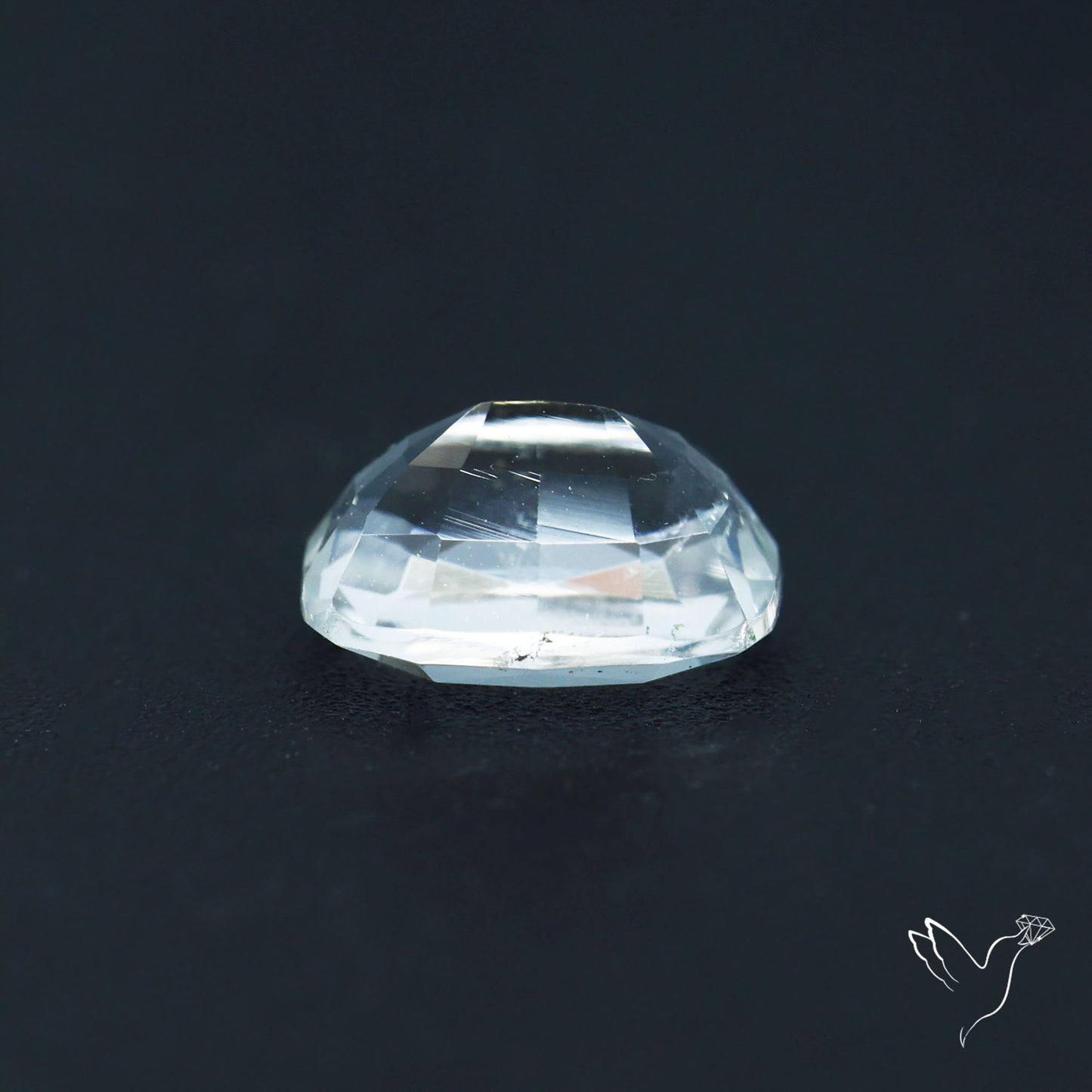 Himalayan Clear Quartz Faceted Fine Cut Gemstone