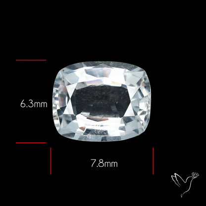 Himalayan Clear Quartz Faceted Fine Cut Gemstone