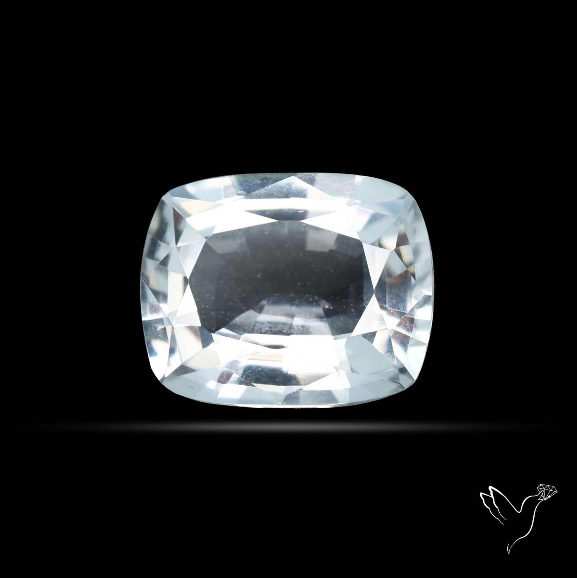 Himalayan Clear Quartz Faceted Fine Cut Gemstone
