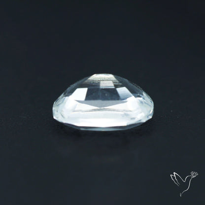 Himalayan Clear Quartz Faceted Fine Cut Gemstone