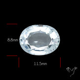 Himalayan Clear Quartz Faceted Fine Cut Gemstone